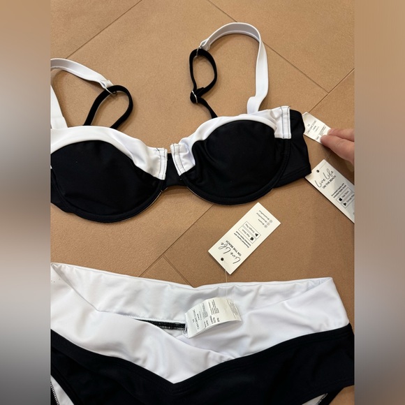 NWT cupshe swimsuit- jojo colorblock underwire bikini - Picture 1 of 1